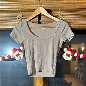 Bullhead Women's Tan Crop Top